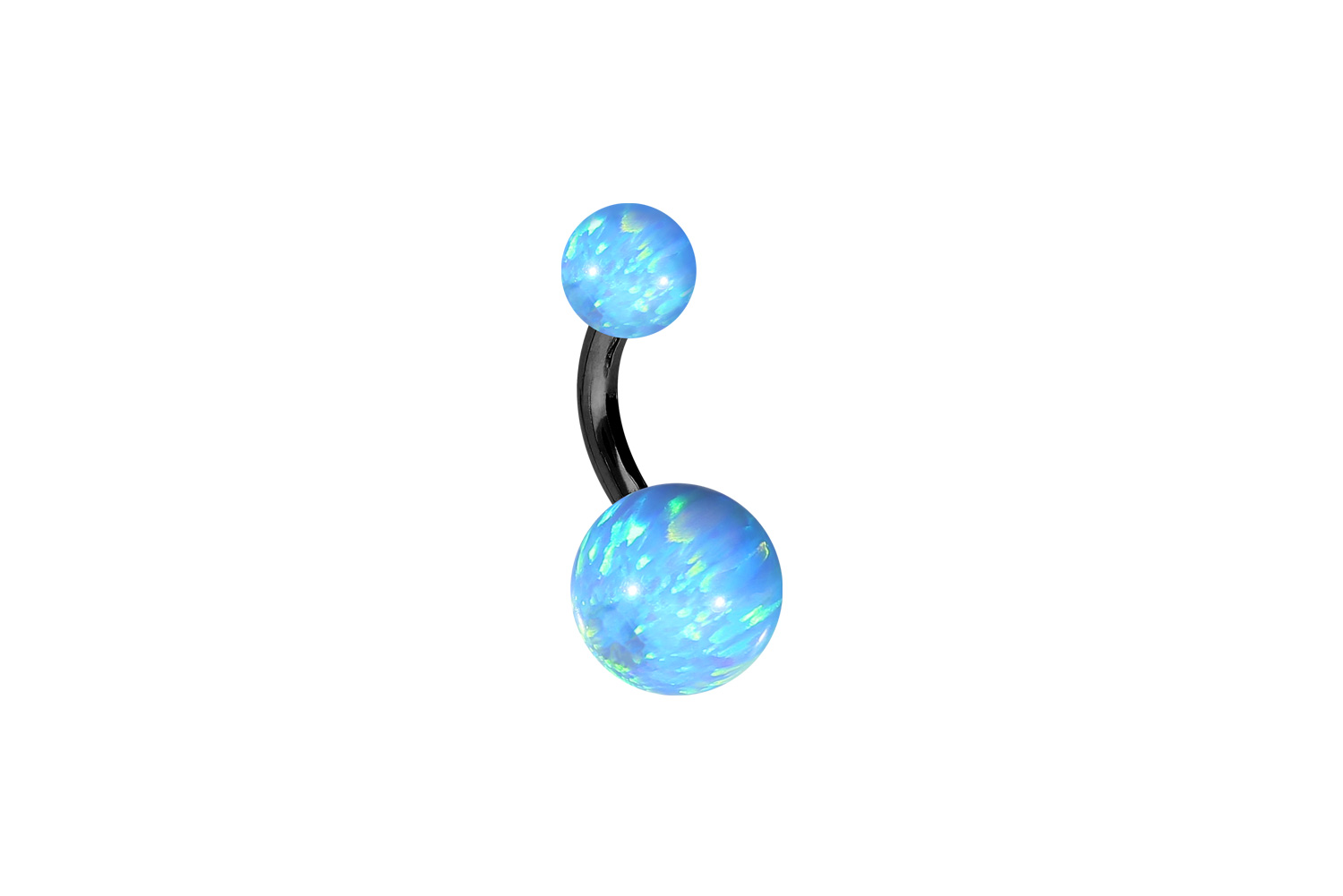 Titan Bananabell Piercing SYNTHETISCHE OPALE